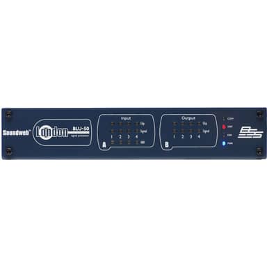 BLU-50 Networked Signal Processor 4 Mic/Line In 4 Out