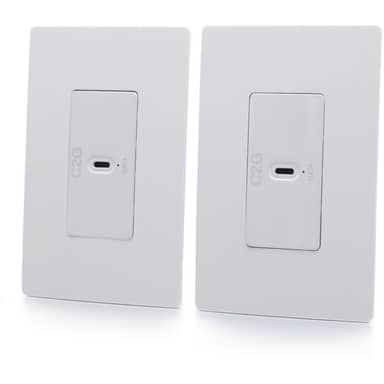Superbooster 1-Port USB over Cat6a Wall Plate to Wall Plate Extender Kit