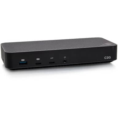 C2G54538 Dual 4K USB-A/USB-C Hybrid Dock, 130W
