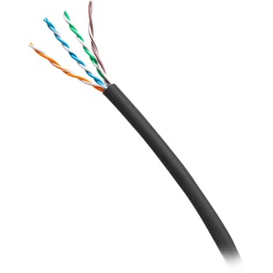 1000ft TAA Compliant Cat6 Bulk Unshielded Ethernet Network Cable Black