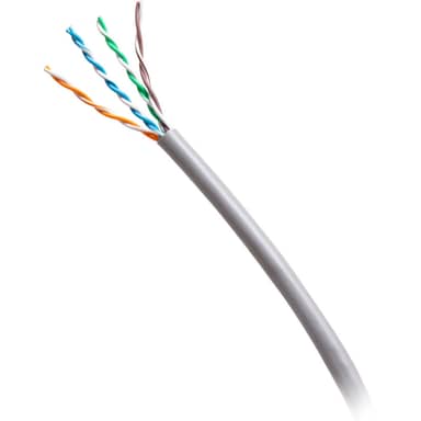 1000ft TAA Compliant Cat6 Bulk Unshielded Ethernet Network Cable Gray