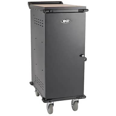 27-Device AC Charging Cart for Laptops and Chromebooks - 120V, NEMA 5-15