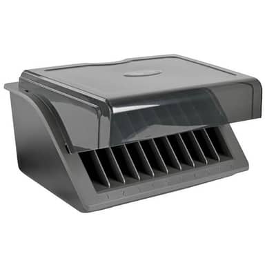 10-Device Desktop USB Charging Station for Tablets, iPads and E-Readers