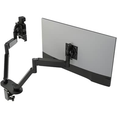 DUAL DYNAMIC MONITOR ARM BLACK
