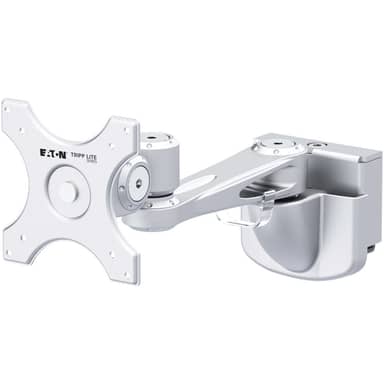Single-Extension Monitor Mount for Slat Wall System, 13" to 32" Displays