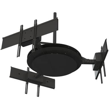Tri Mount - Holds three displays to form a triangle, with telescoping ar