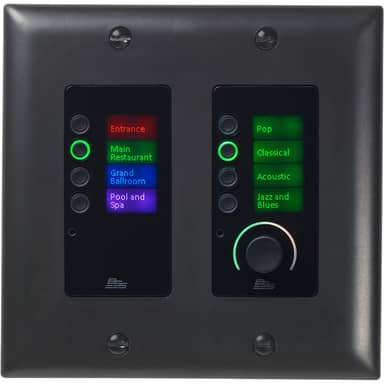 EC-8BV-BLK-US Ethernet Controller with 8 Buttons and Volume, Black