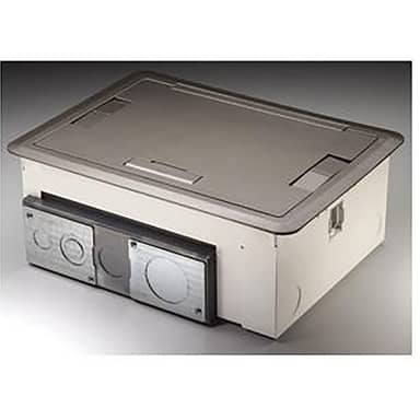 10-GANG FLOOR BOX ALL STEEL