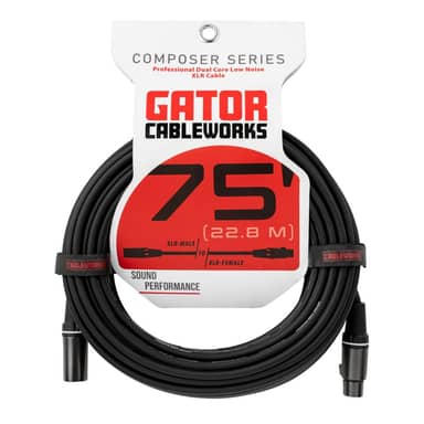 GATOR 75 Foot XLR Microphone Cable