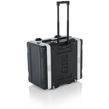 Molded PE Rack Case; Front, Rear Rails; 6U; 19" Deep; Locking