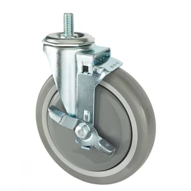 6IN heavy-duty casters. Set includes four  casters-two with