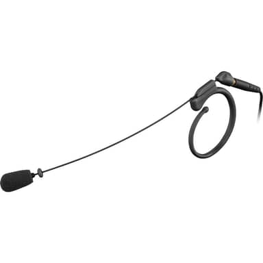 MIC,HEADSET,SINGLE EAR, BLACK, 4' CB