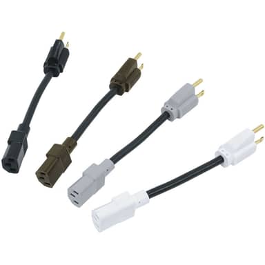 20-PK 12",TWIST IEC SignalSAFE IEC Power Cords