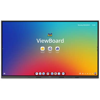 110" 4K ViewBoard interactive display with integrated microphone
