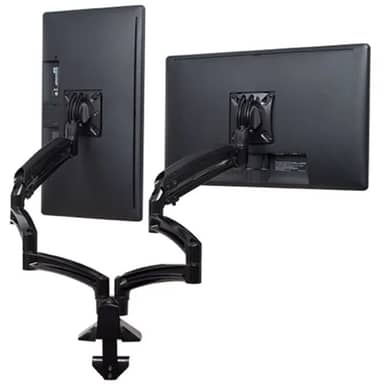K1 DESK  MNT DUAL DISPLAY 3L ARM, BLK