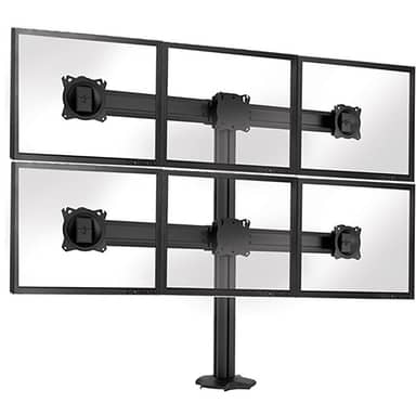 ADJ ARRAY SIX (3X2) GROMMET, BLK