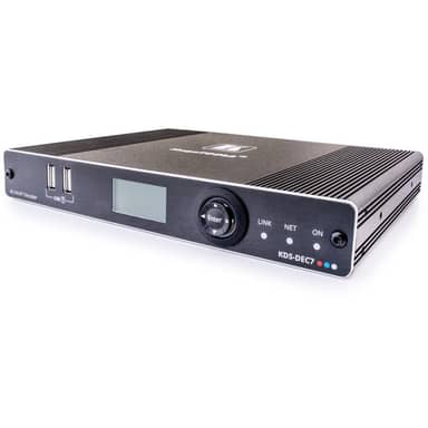 Kramer KDS-DEC7 4K60 4:2:0 High-Performance AVoIP Decoder