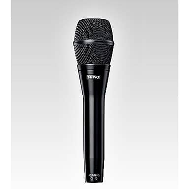 Dual Pattern (Hypercardioid/Subcardioid) Condenser Handheld Vocal Microphone-Black