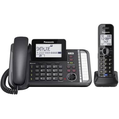 Panasonic KX-TG9581B Link2Cell 2-Line Cordless Phone