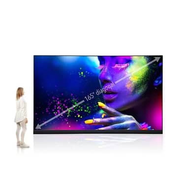 165" diagonal FHD (1920 x 1080) native resolution