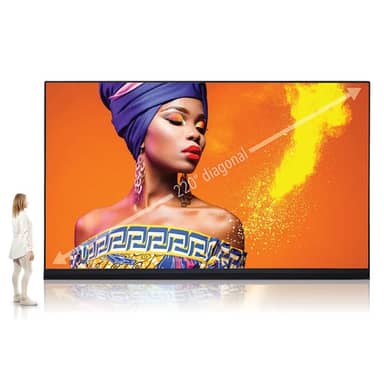 220" diagonal FHD (1920 x 1080) native resolution