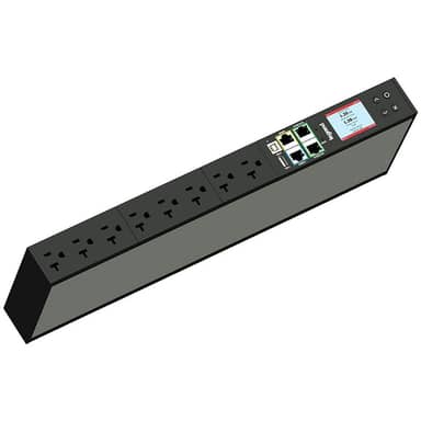 Network Metered 1RU PDU, 20A, 120V, 8 Outlet, TAA compliant