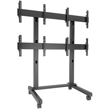 FUSION 2X2 VIDEO WALL CART