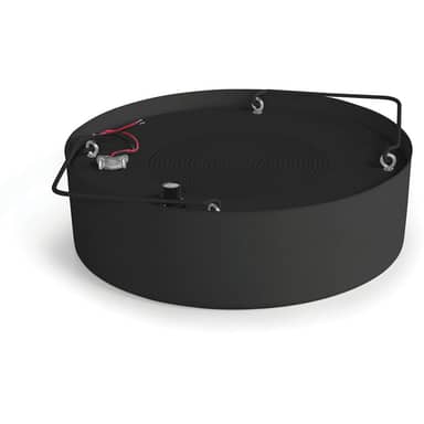 8" Speaker with 70.7V-4W Transformer and Round Enclosure, BLACK
