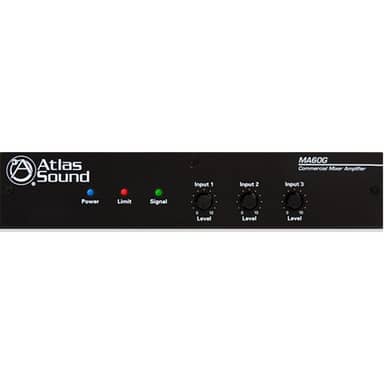 60 Watt 3 Channel Mixer Amplifier with Global Power Supply