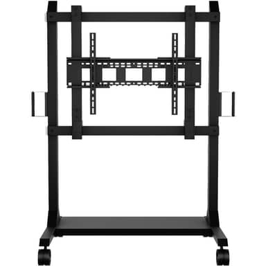 The MAX cart is designed to support a single  disp up to 110IN and 325