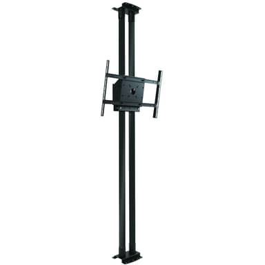 Modular Dual Pole Floor to Ceiling Mount Kit for 46-90" Displays Black