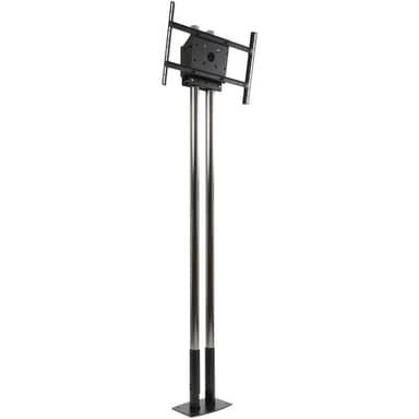Dual Pole Free Standing Mount For 46" to 90" TV's w/Chrome Poles