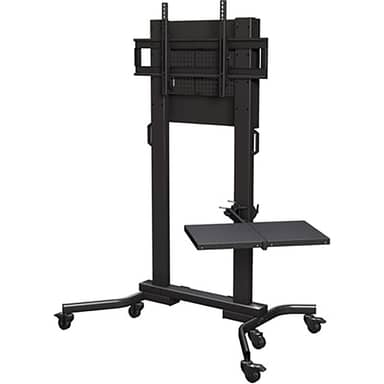 Mobile Cart 800x500 300lbs Security locks;back panel+cover;side shelf