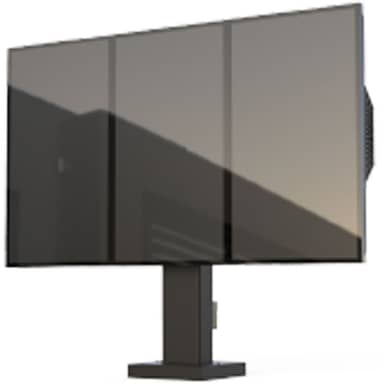 Triple QSR Menu Board Pedestal for Samsung OH55F or LG 49" XE4F