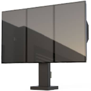 Triple QSR Digital Menu Board Pedestal and Mount compatible OH55 Series