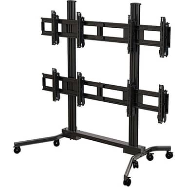 Video Wall Mobil Cart 2x2 800x 400 100Lbs Max Weight MPVWM2X84U