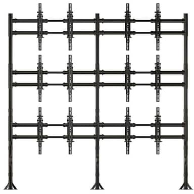 Video Wall Modular Floor to Wall Mount Kit 800x600 100Lbs Max Weight