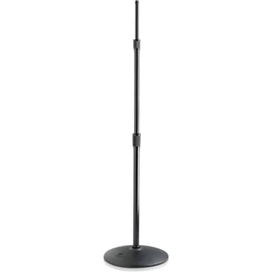Mic Stand, 3 Section Adjustable, Ebony, Straight