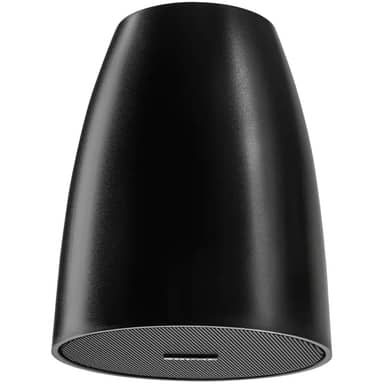 Mini pendant loudspeaker, black, paintable
