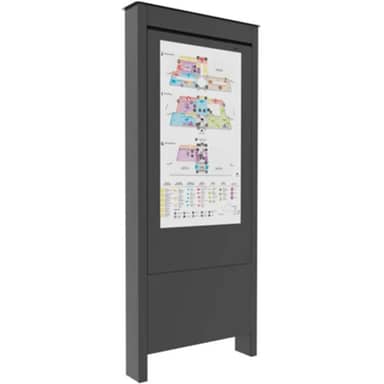 OUTDOOR PORTRAIT KIOSK, LG 49XE4  BLACK