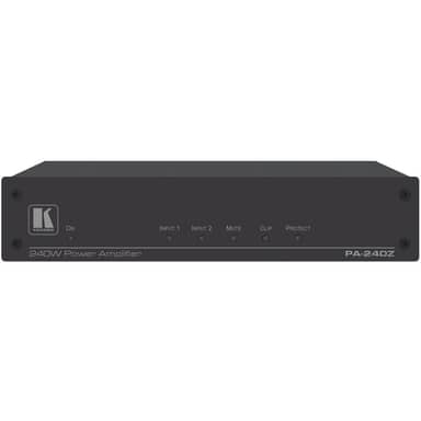 1x240W @ 70V/100V And  2x120W @ 8 Controllable Power Amplif