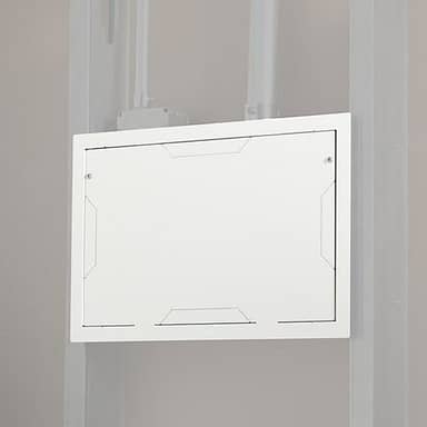 Chief PAC525FCW MTI-D 16x9 Wall Enclosure, Pre/Pst Inst, CVR-Wh