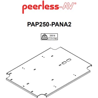 PJR250 Dedicated Adaptor Plate for Panasonic Projectors