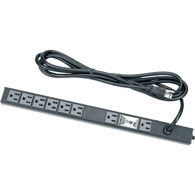 SLIM PWR STRIP,8 OUTLET,15 A
