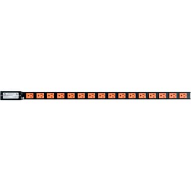 PD THIN,1-15A,16 OUT,CORD