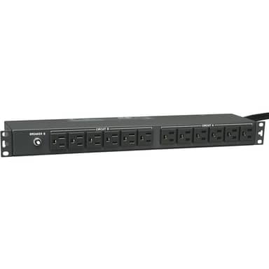 PDU Basic 120V 30A 5-15R 24 Outlet L5-30P Horizontal 1URM