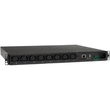 PDU Switched 200V-240V 20A C13 8 Outlet L6-20P Horizontal 1URM