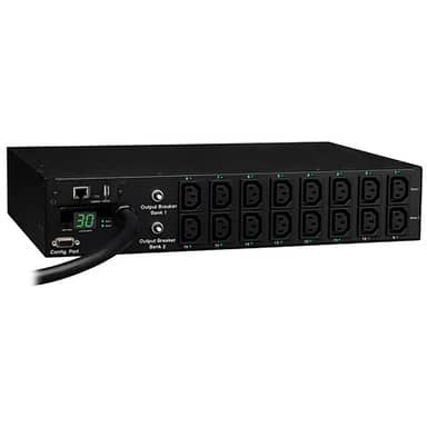 5.5kW Single-Phase Switched PDU - LX Interface, 208/230V Outlets (16 C13