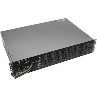 PDU Switched 120V 30A 5-15/20R 16 Outlet L5-30P Horizontal 2URM