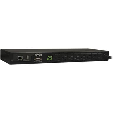 Tripp Lite PDU Monitored 120V 20A 5-15/20R 8 Outlet L5-20P Horizontal